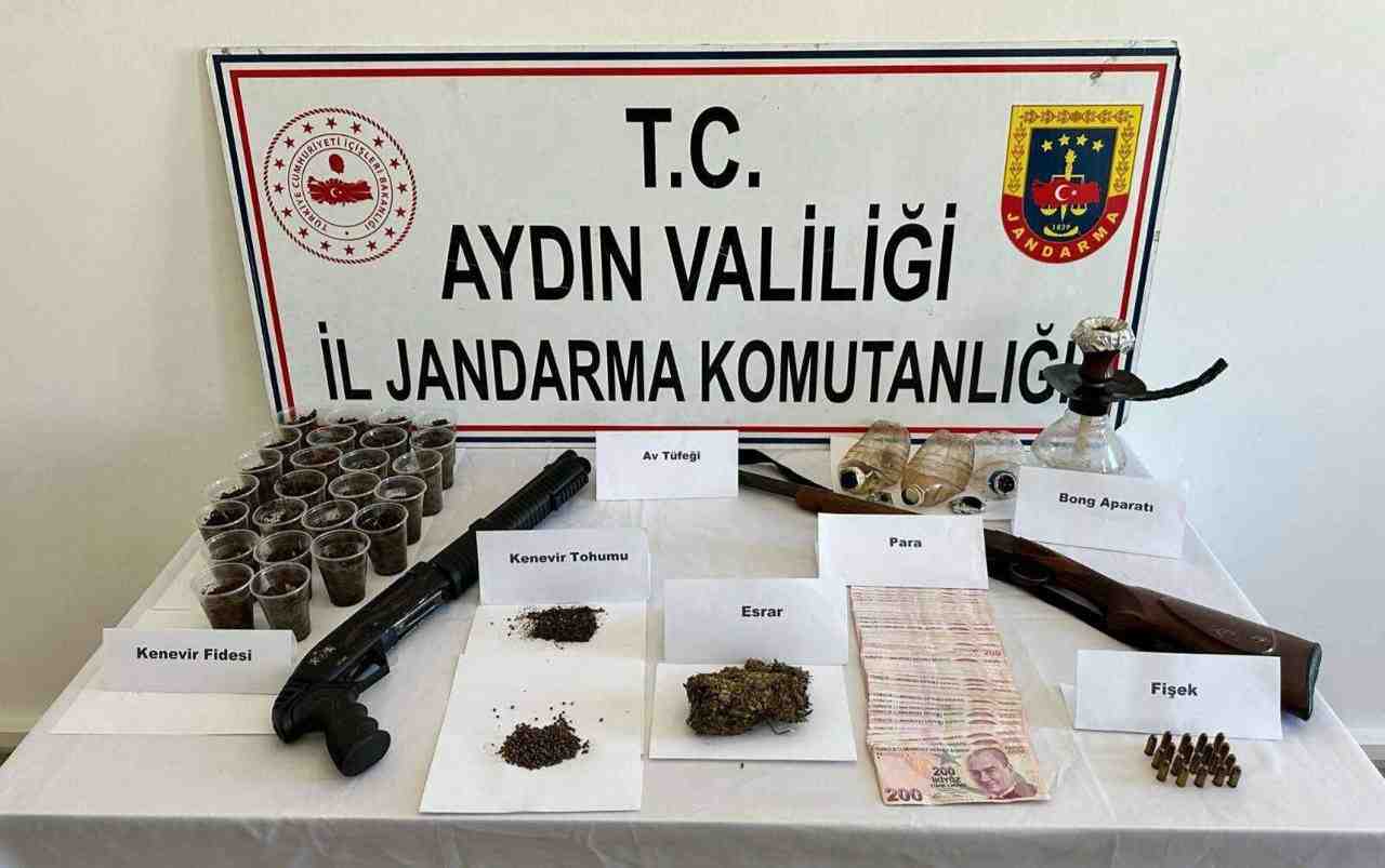 Aydın İl Jandarma Komutanlığı, uyuşturucu satıcılarına yönelik gerçekleştirdiği operasyonlarla 27