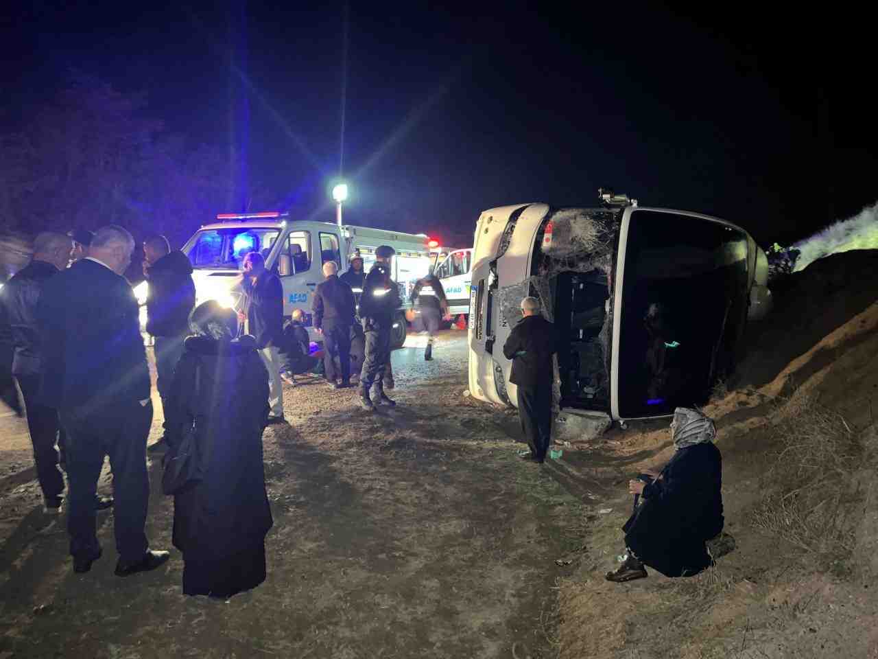 Gece Yarısı Feci Kaza Çankırı ile Ankara arasında gece saatlerinde