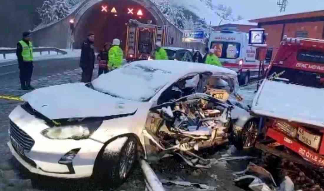 Bahaettin Karakoç Tüneli Girişinde Ölümle Sonuçlanan KazaKahramanmaraş’ta akşam saatlerinde etkili