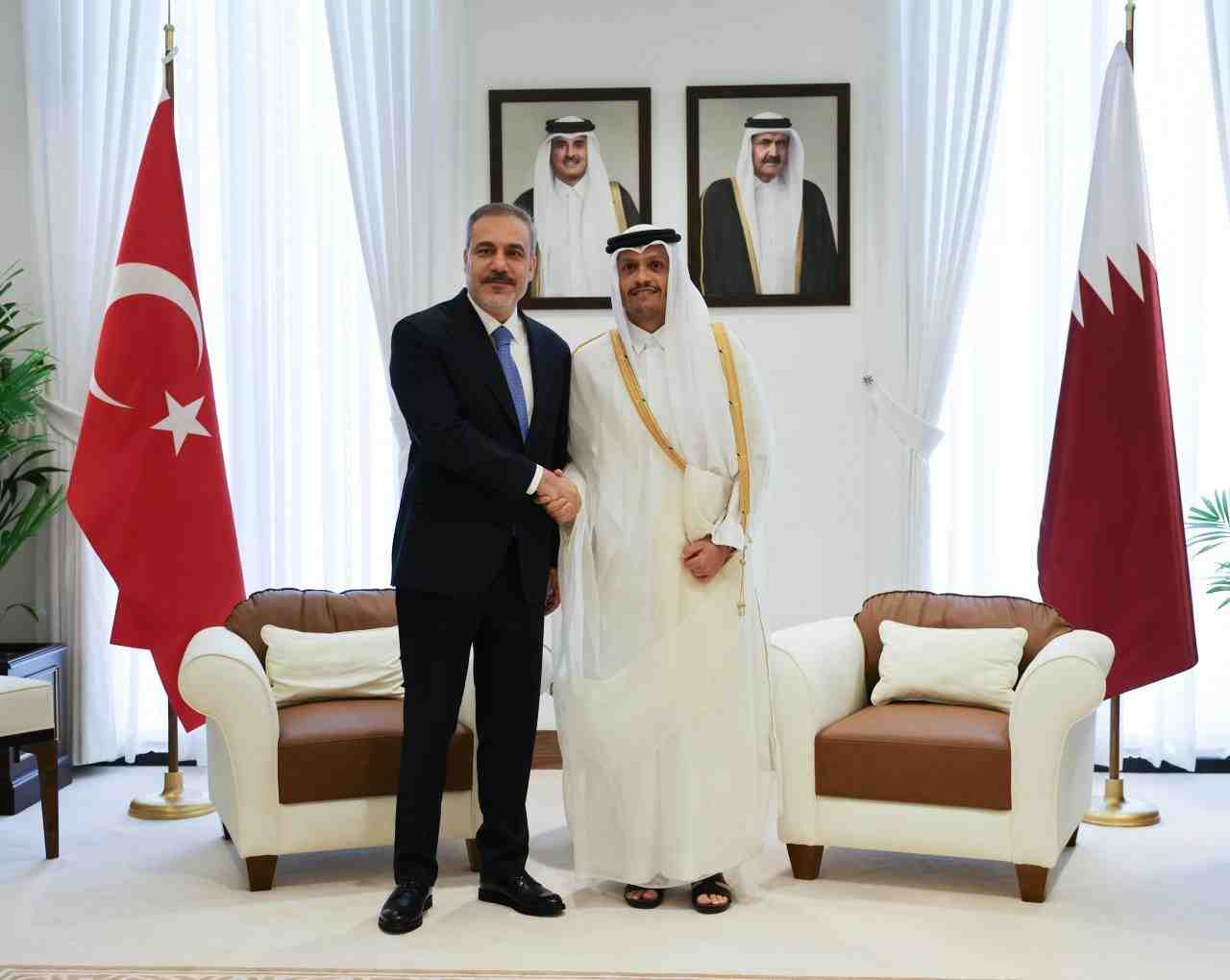 Dışişleri Bakanı Hakan Fidan, resmi temaslarda bulunmak üzere gittiği Katar’ın