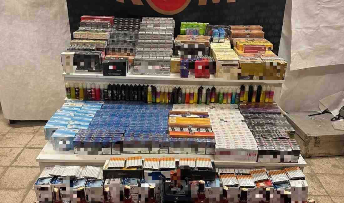 Kaçak sigara, alkol, ilaç ve gıda takviyeleriyle dolu baskında 4