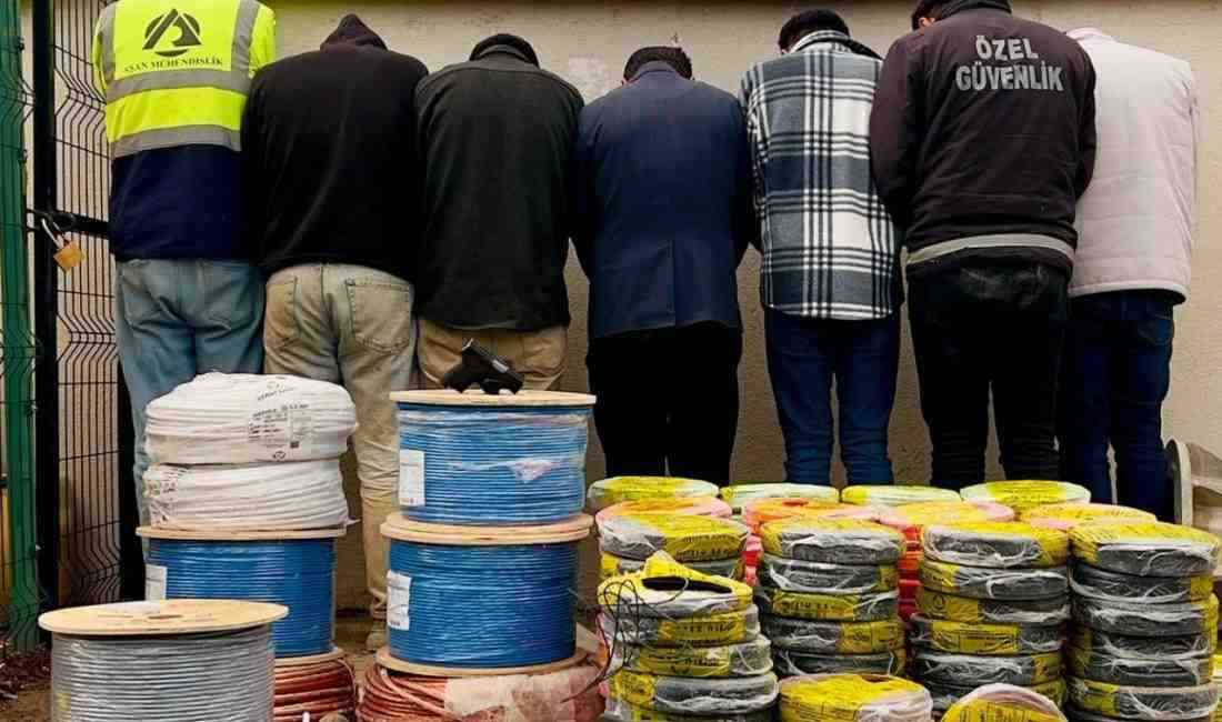 İnşaat Şantiyesinden Dev Hırsızlık Gaziantep’in Nurdağı ilçesinde bulunan bir inşaat