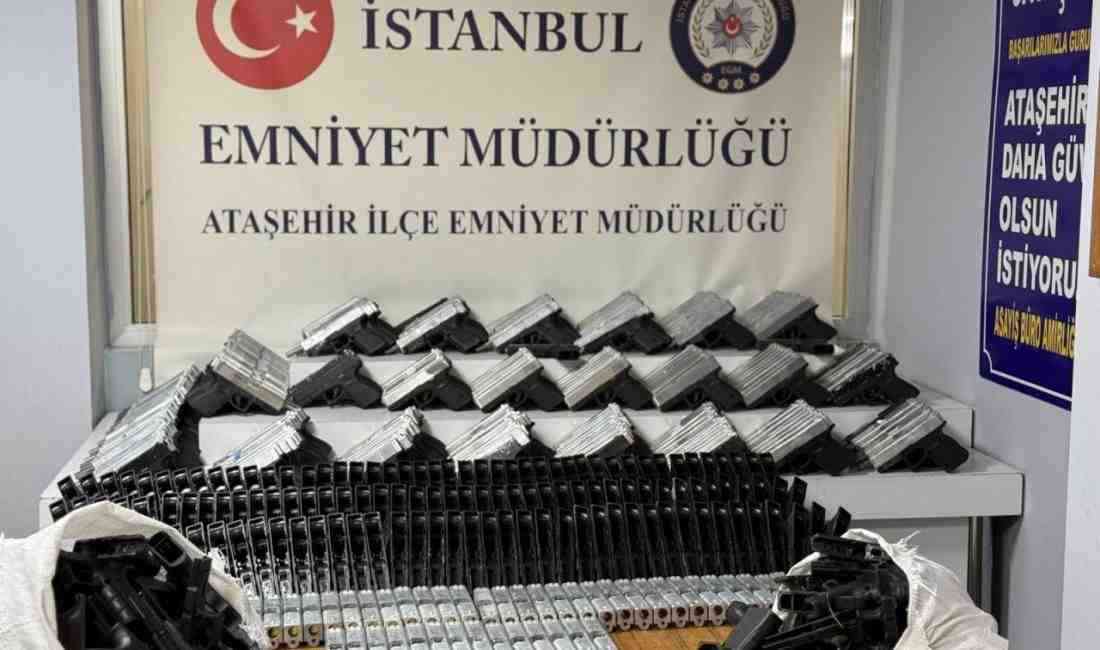 10 Günlük Takibin Ardından Operasyon Düzenlendi İstanbul Ataşehir’de silah ticareti