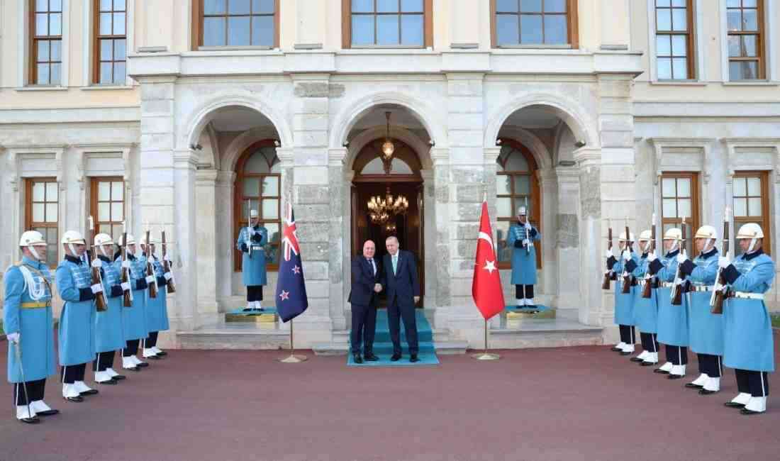 Dolmabahçe Ofisi’nde Resmi Karşılama ve GörüşmeCumhurbaşkanı Recep Tayyip Erdoğan, Çanakkale