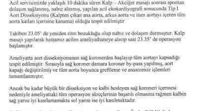 Aort Yırtılması Nedeniyle Acil Ameliyata Alındı TBMM Başkanvekili ve DEM