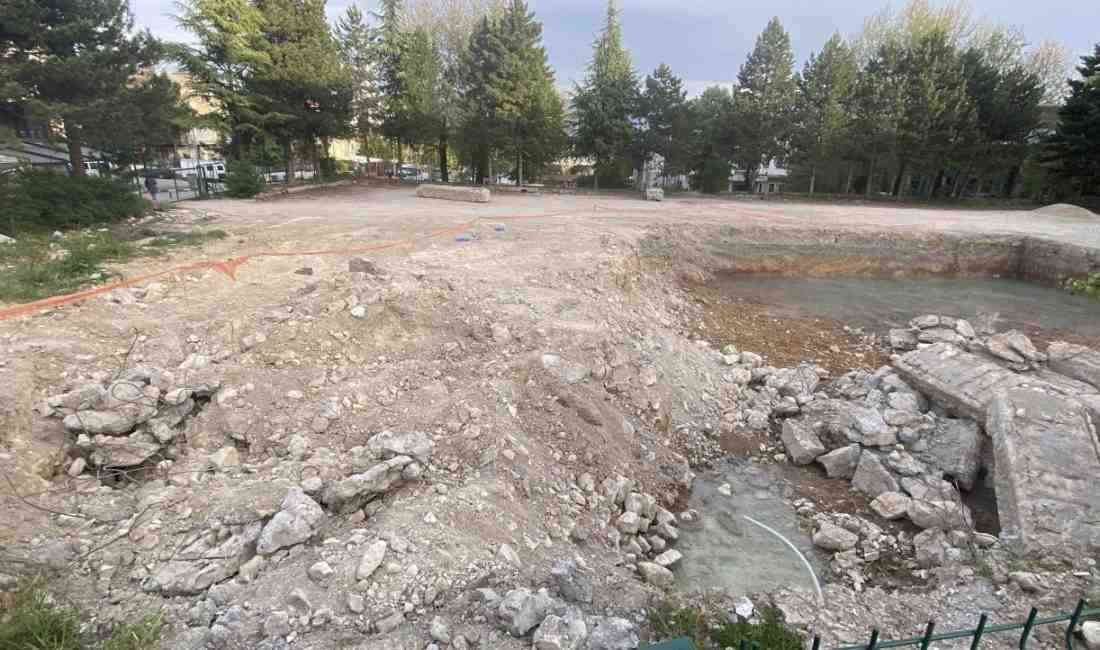 Tarihi Kanal, Okul Temelinde Gün Yüzüne ÇıktıKarabük’ün Safranbolu ilçesi Yenimahalle’de,