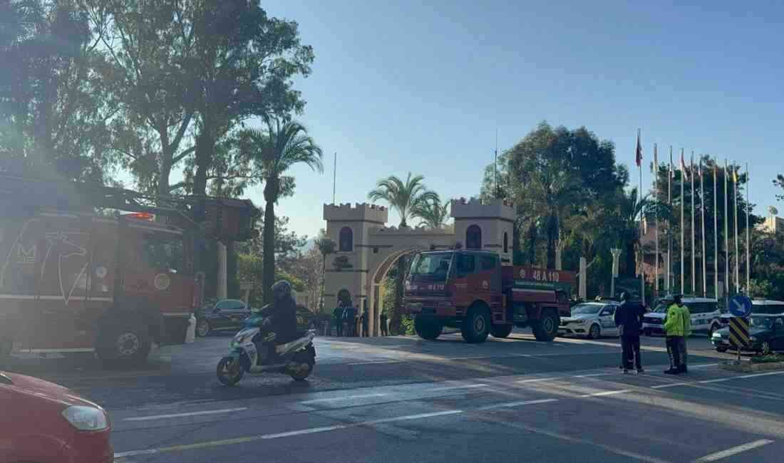 Otelde Korku Dolu Anlar Muğla’nın Marmaris ilçesinde, sabah saatlerinde İçmeler