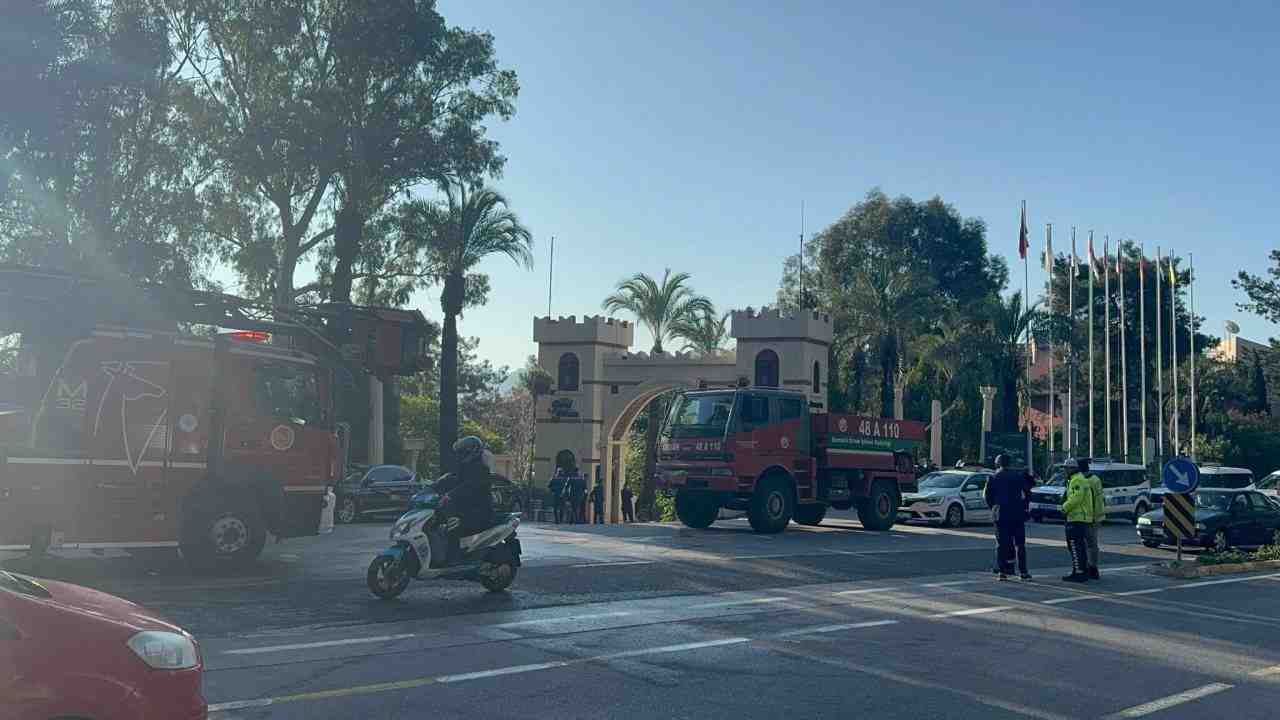 Otelde Korku Dolu Anlar Muğla’nın Marmaris ilçesinde, sabah saatlerinde İçmeler