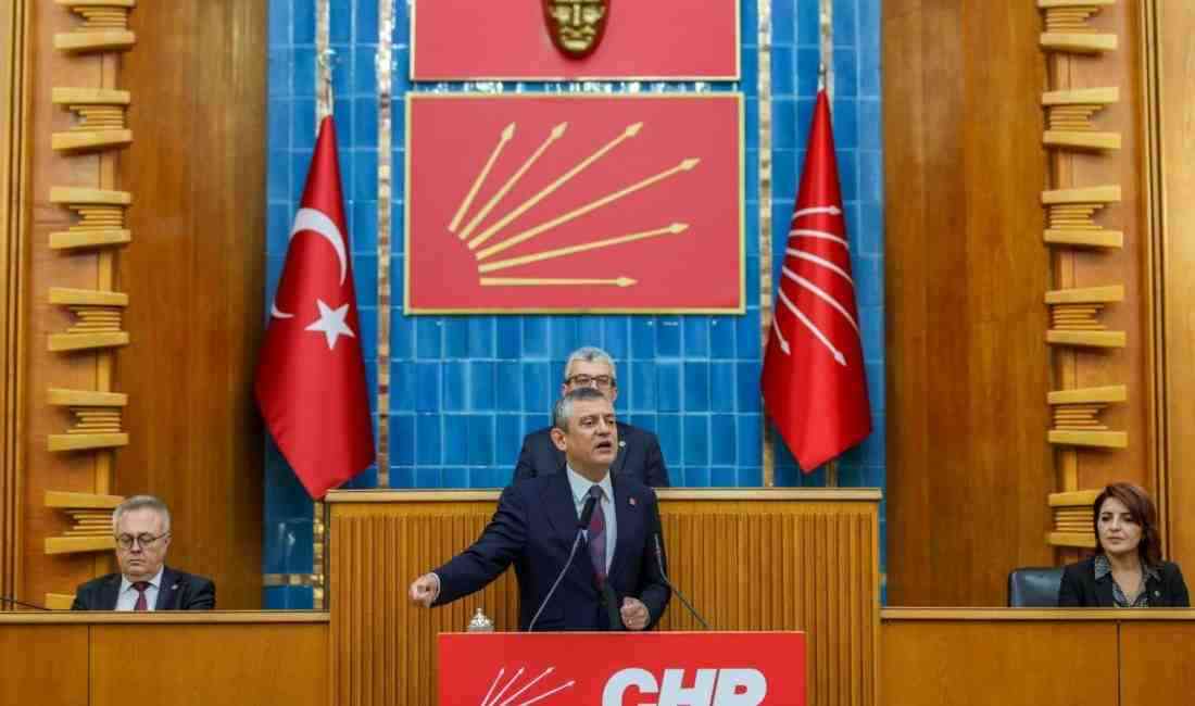 CHP Genel Başkanı Özgür Özel, TBMM’deki grup toplantısında yaptığı konuşmada