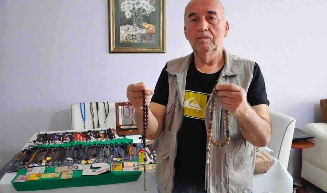 Tesbih Merakı Gürcistan’da Başladı, Tutkuya DönüştüManisa’nın Şehzadeler ilçesinde yaşayan 70