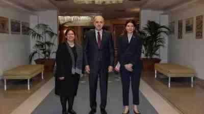 Kurtulmuş Vatikan’a Ulaştı Türkiye Büyük Millet Meclisi (TBMM) Başkanı Numan