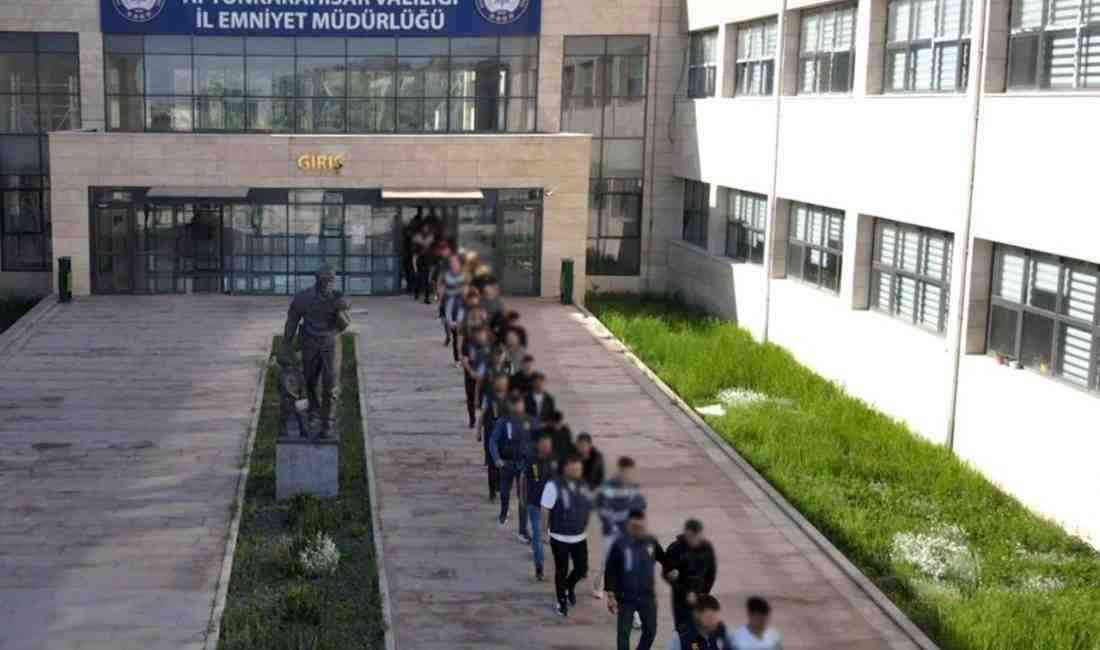 8 Aylık Takip Sonrası Dev Operasyon Afyonkarahisar Emniyet Müdürlüğü’nün yürüttüğü