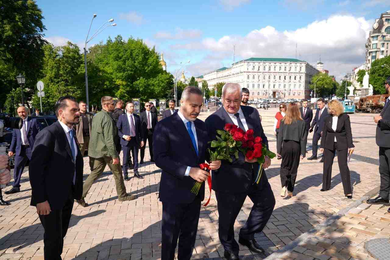 Dışişleri Bakanı Hakan Fidan, Ukrayna ziyareti kapsamında Ukrayna Dışişleri Bakanı