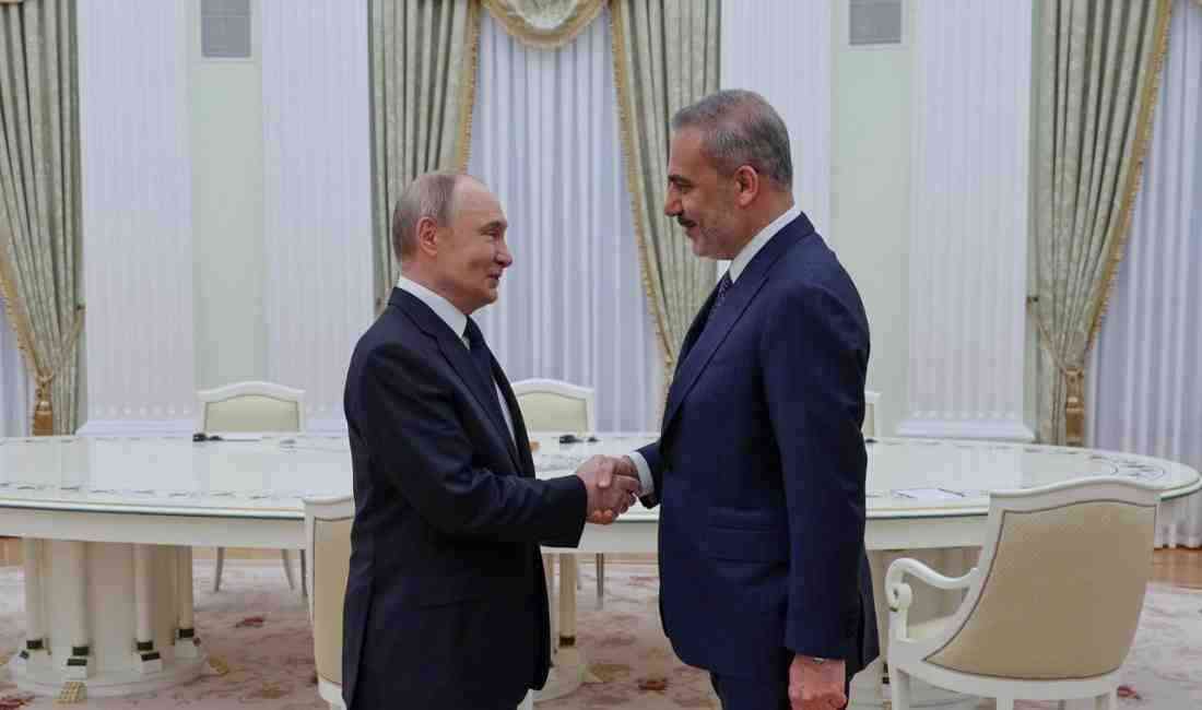 Dışişleri Bakanı Hakan Fidan, resmi temaslarda bulunmak üzere gittiği Rusya’nın