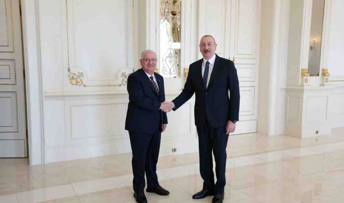 Güler, İlk Temasını Cumhurbaşkanı İlham Aliyev ile Gerçekleştirdi Milli Savunma