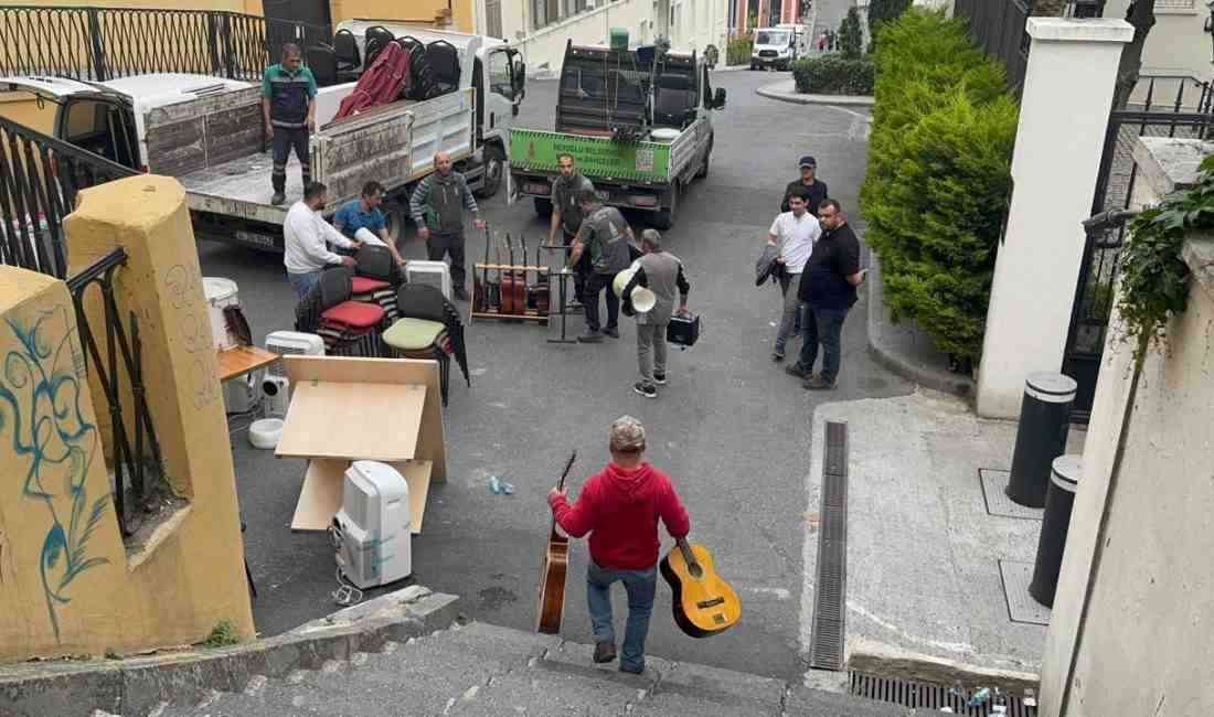 Beyoğlu Belediyesi Kültür Merkezi Tahliye Edildi İstanbul’un Beyoğlu ilçesinde kültür
