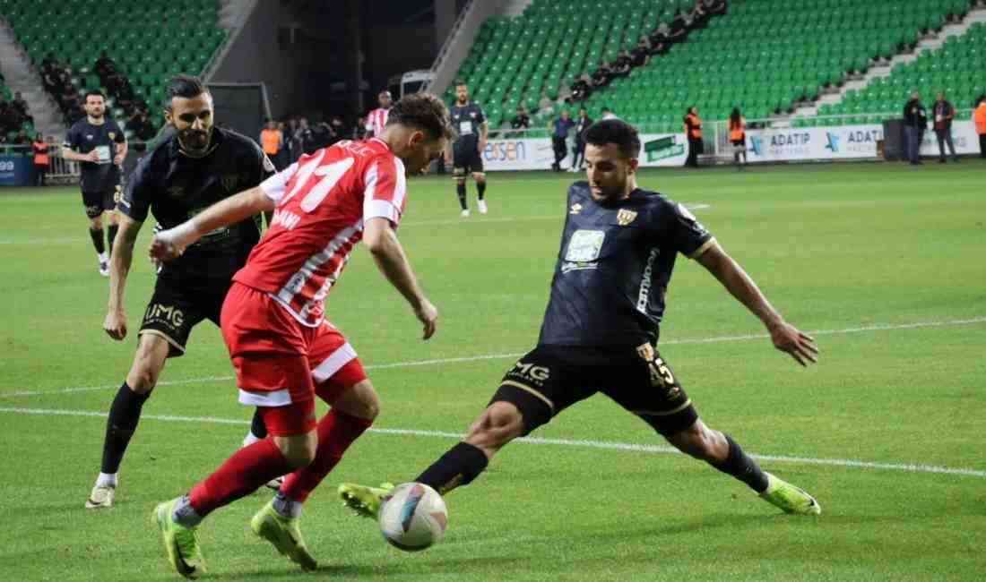 Trendyol 1. Lig Play-Off yarı final ilk maçında Bandırmaspor, Sakarya’da