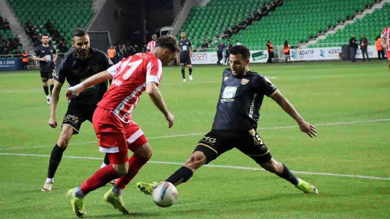 Trendyol 1. Lig Play-Off yarı final ilk maçında Bandırmaspor, Sakarya’da