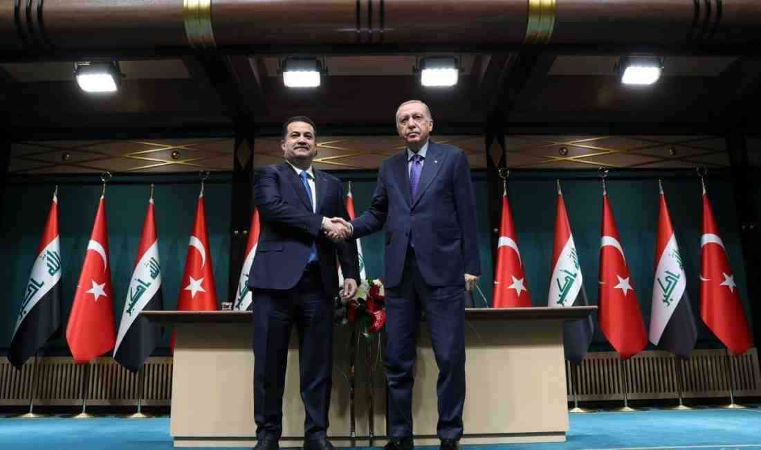 Cumhurbaşkanı Recep Tayyip Erdoğan, Türkiye’ye resmi ziyarette bulunan Irak Başbakanı