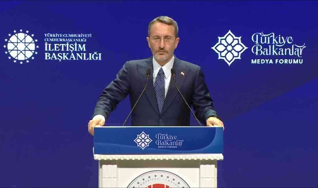Cumhurbaşkanlığı İletişim Başkanı Fahrettin Altun, İletişim Başkanlığı tarafından düzenlenen Türkiye-Balkanlar