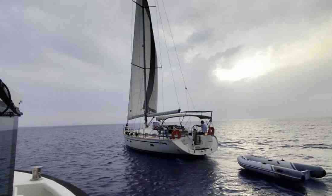 Muğla’nın Fethiye ilçesi açıklarında Sahil Güvenlik ekiplerince düzenlenen operasyonda, bir