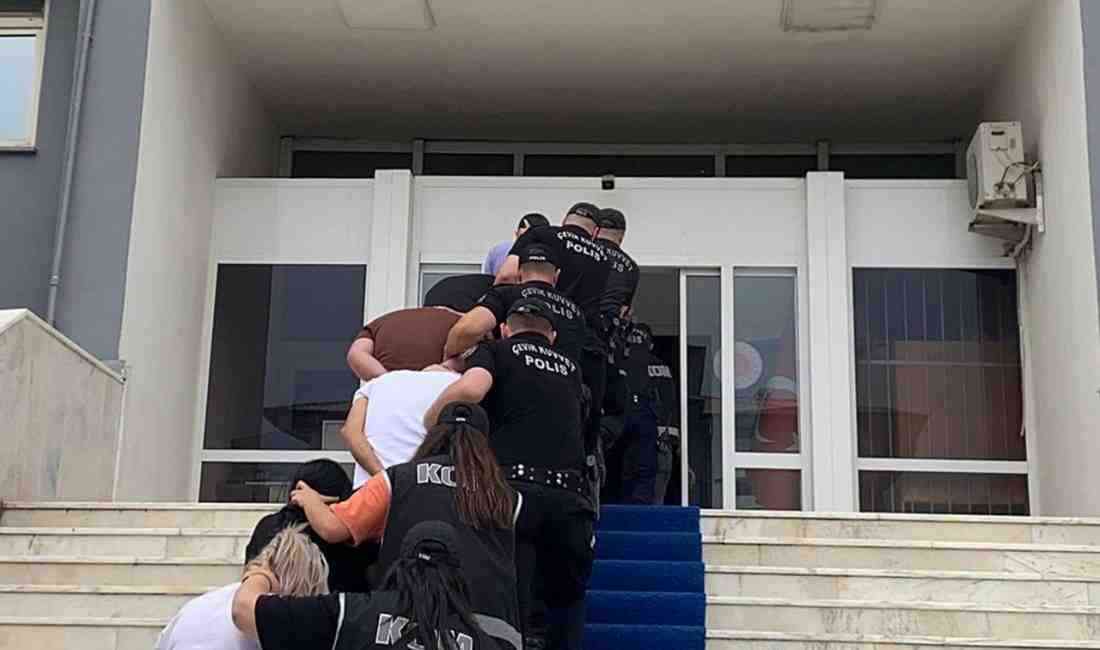 Iğdır’da yürütülen fuhuş, rüşvet ve insan ticareti soruşturmaları kapsamında düzenlenen