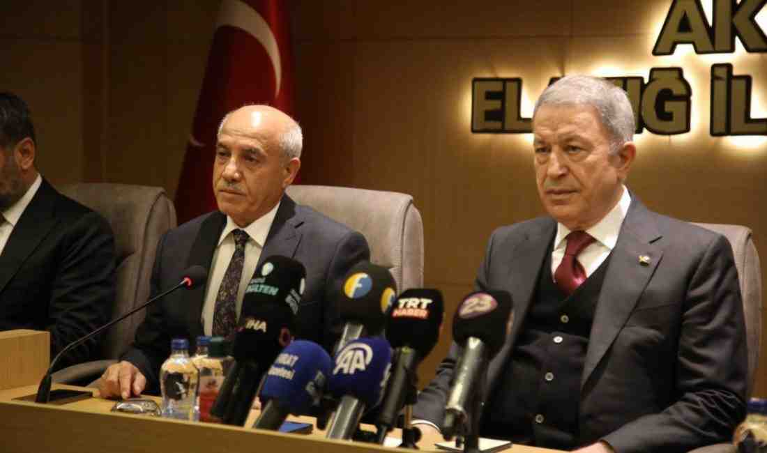 TBMM Milli Savunma Komisyonu Başkanı Akar’dan Elazığ’da Önemli Mesajlar Türkiye