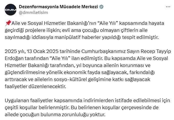 Dezenformasyonla Mücadele Merkezi’nden Açıklama İletişim Başkanlığı’na bağlı Dezenformasyonla Mücadele Merkezi