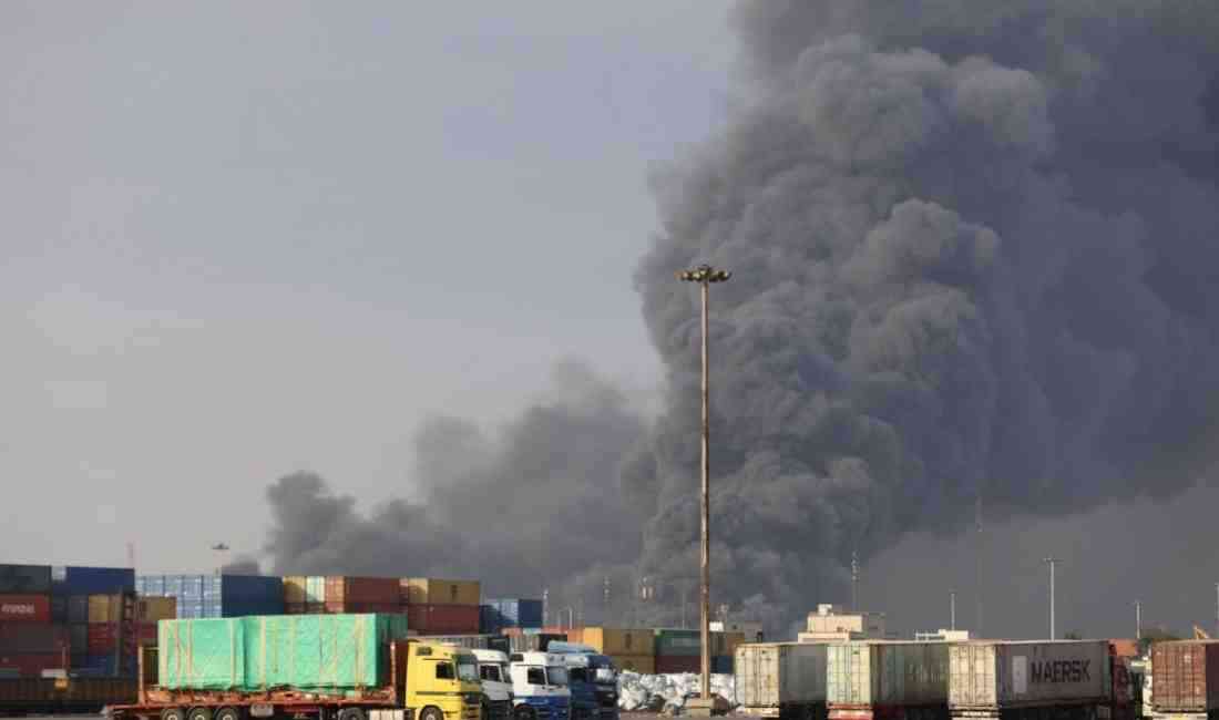 26 Nisan’daki Patlamanın Ardından Limanda İkinci Yangın İran’ın güneyinde yer