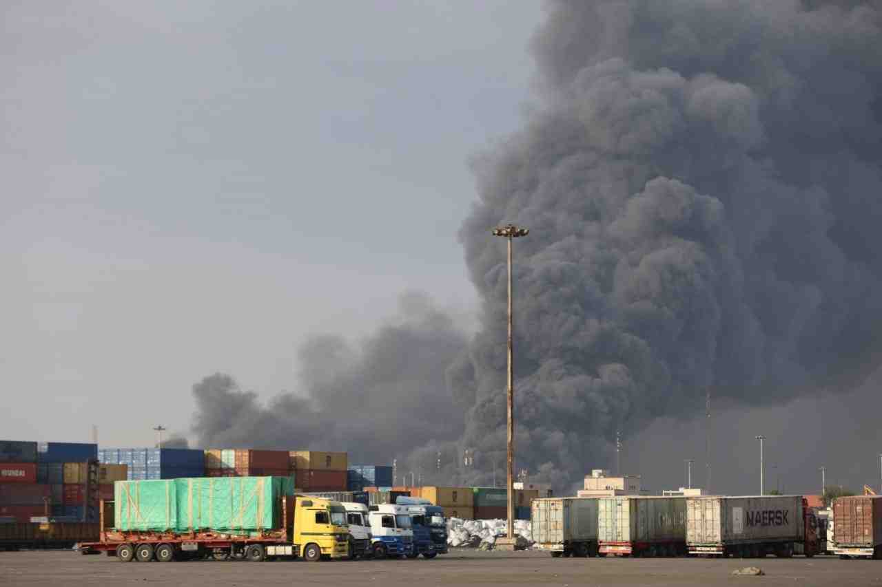 26 Nisan’daki Patlamanın Ardından Limanda İkinci Yangın İran’ın güneyinde yer