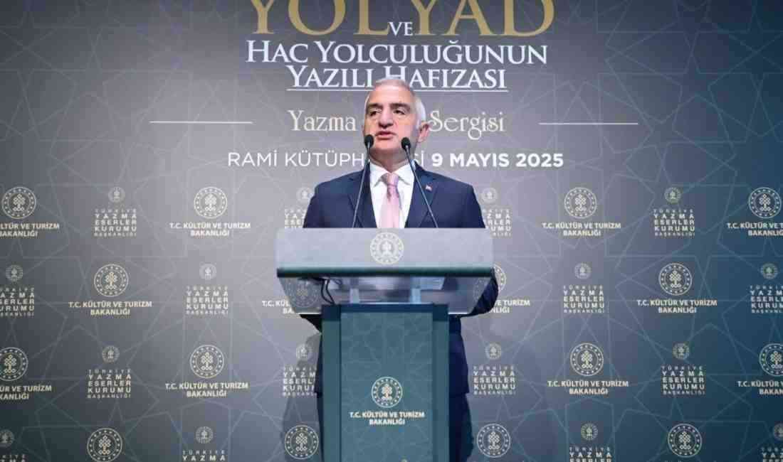 Kültür ve Turizm Bakanı Mehmet Nuri Ersoy, Rami Kütüphanesi’nde açılan