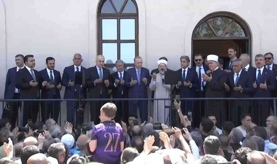 Sarıyer’de Tarihi Cami Yeniden İbadete Açıldı İstanbul Sarıyer’de aslına uygun