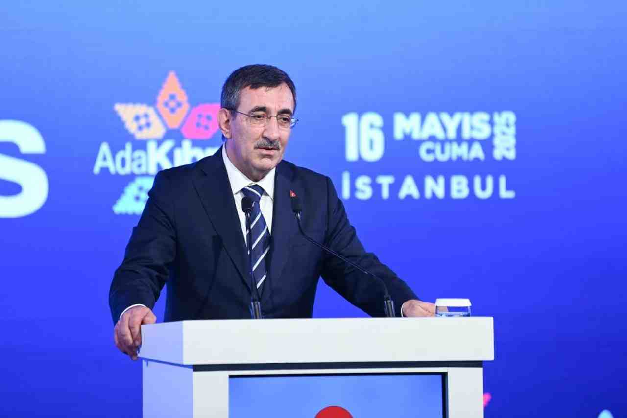 Cumhurbaşkanı Yardımcısı Cevdet Yılmaz, İstanbul’da düzenlenen “Ada Kıbrıs” tanıtım lansmanında
