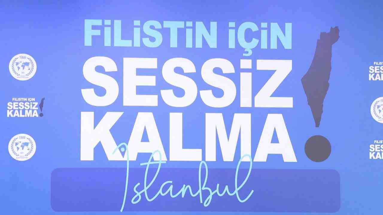 Türkiye Basın Federasyonu öncülüğünde başlatılan “Filistin İçin Sessiz Kalma” programı