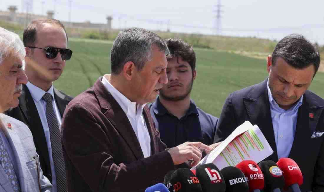 Cumhuriyet Halk Partisi (CHP) Genel Başkanı Özgür Özel, Silivri’de bulunan