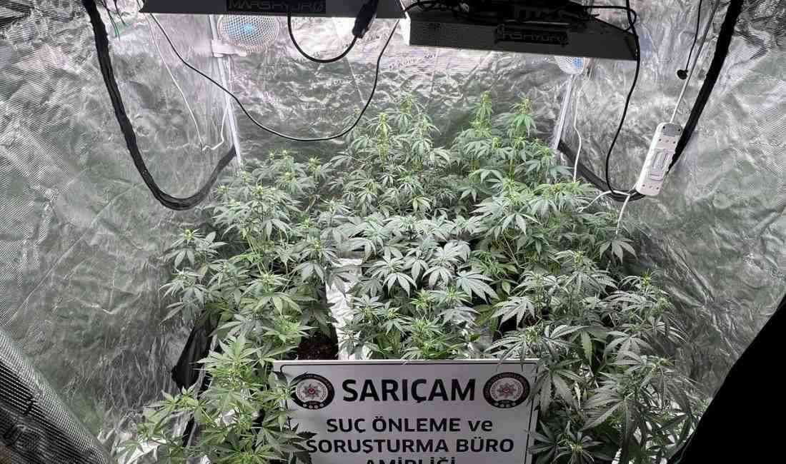 Adana’da “kasten yaralama” suçundan tutuklanan K.Ö.’nün evine yapılan baskında, özel