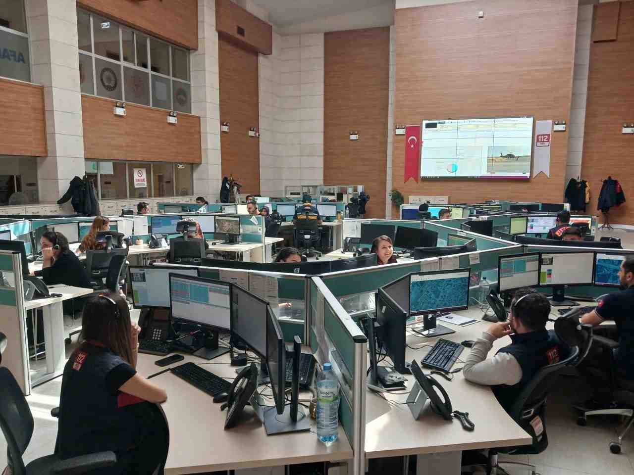 Kayseri 112 Acil Çağrı Merkezi, 2025’in ilk 4 ayında 1