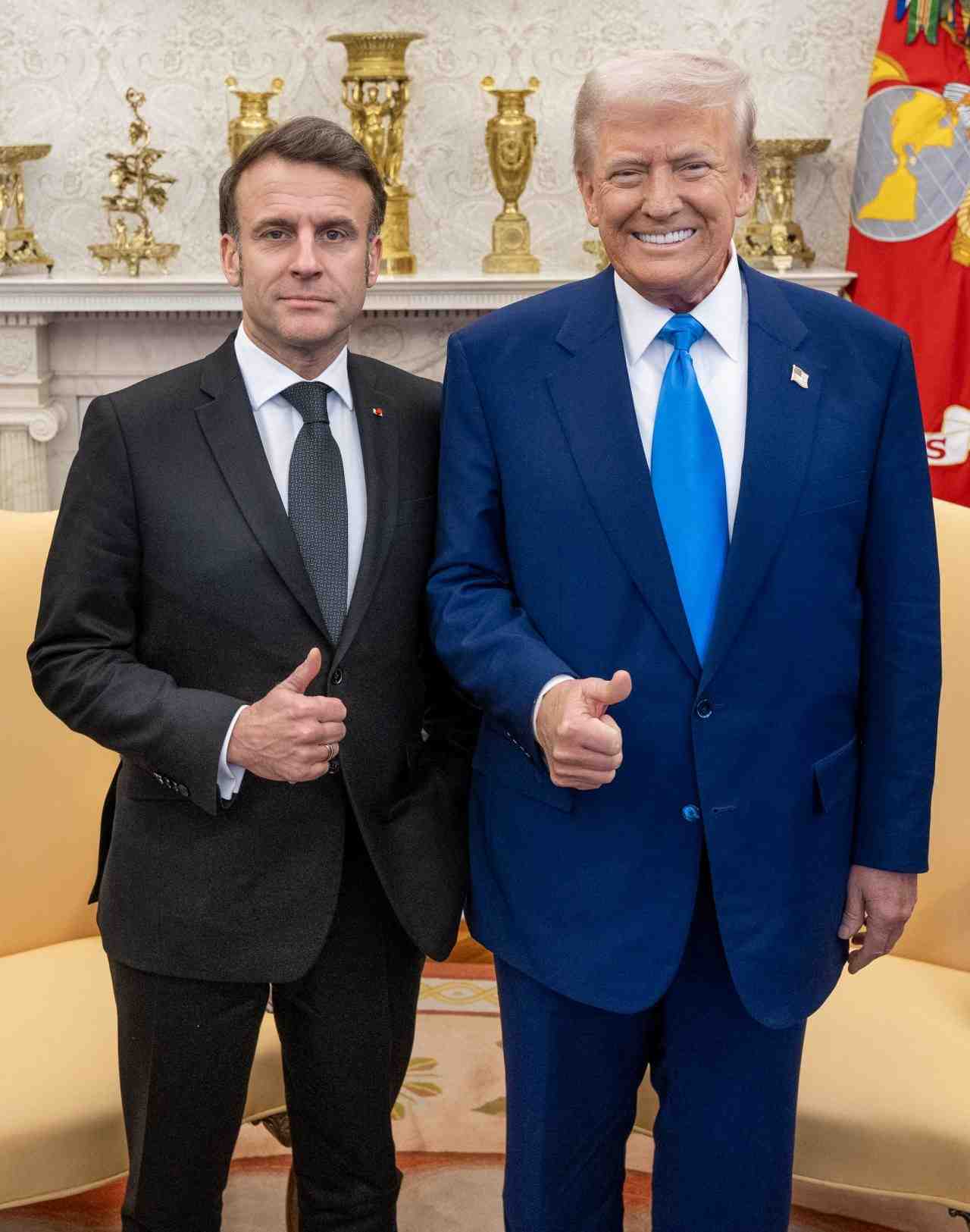 Fransa Cumhurbaşkanı Emmanuel Macron, ABD Başkanı Donald Trump’ın Rusya-Ukrayna savaşı
