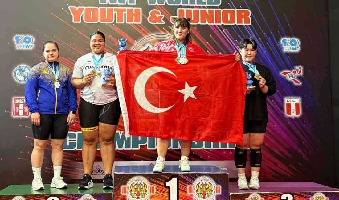 Genç Kadınlar +87 Kiloda Zirve Türkiye’nin Milli halterci Fatmagül Çevik,