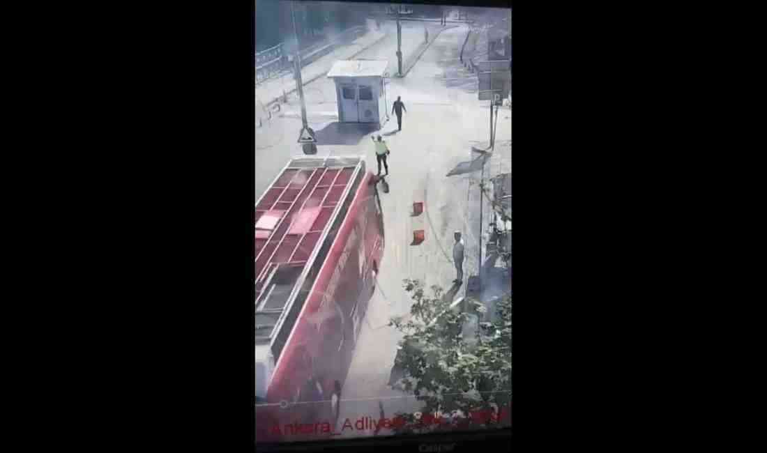 Polis ‘Dur’ Dedi, Şoför Durmadı Ankara’da, polisin ‘dur’ ihtarına uymayan