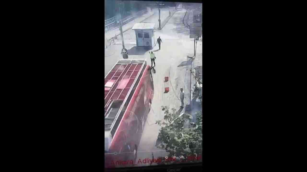 Polis ‘Dur’ Dedi, Şoför Durmadı Ankara’da, polisin ‘dur’ ihtarına uymayan