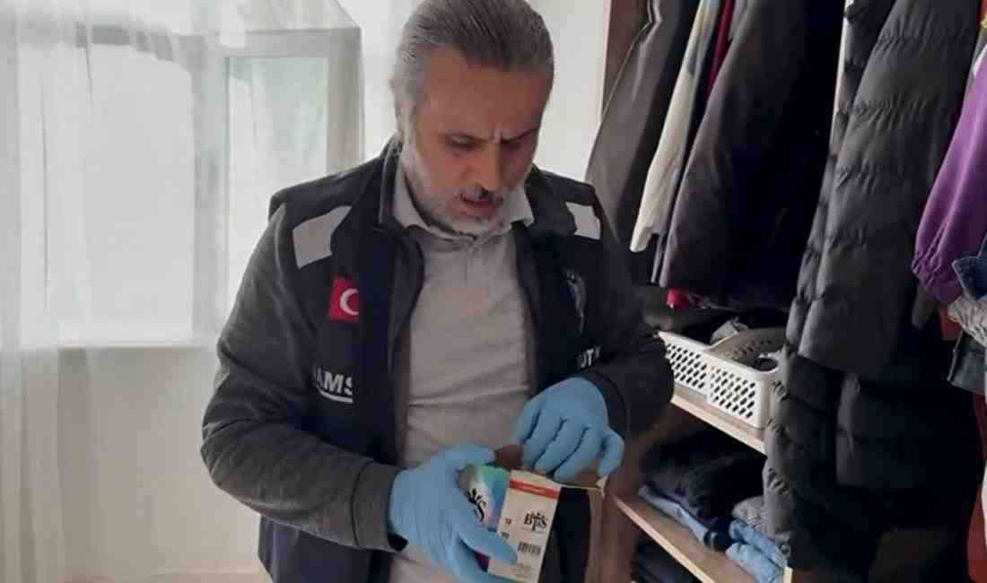 Samsun İl Emniyet Müdürlüğü Narkotik Suçlarla Mücadele Şube Müdürlüğü ekiplerince