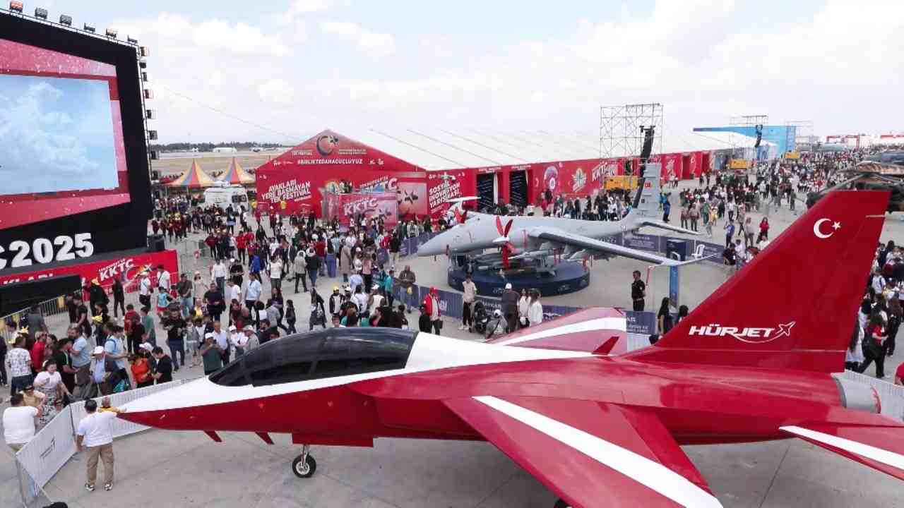 Eski Ercan Havalimanı’nda Teknoloji Şöleni Dünyanın en büyük havacılık, uzay