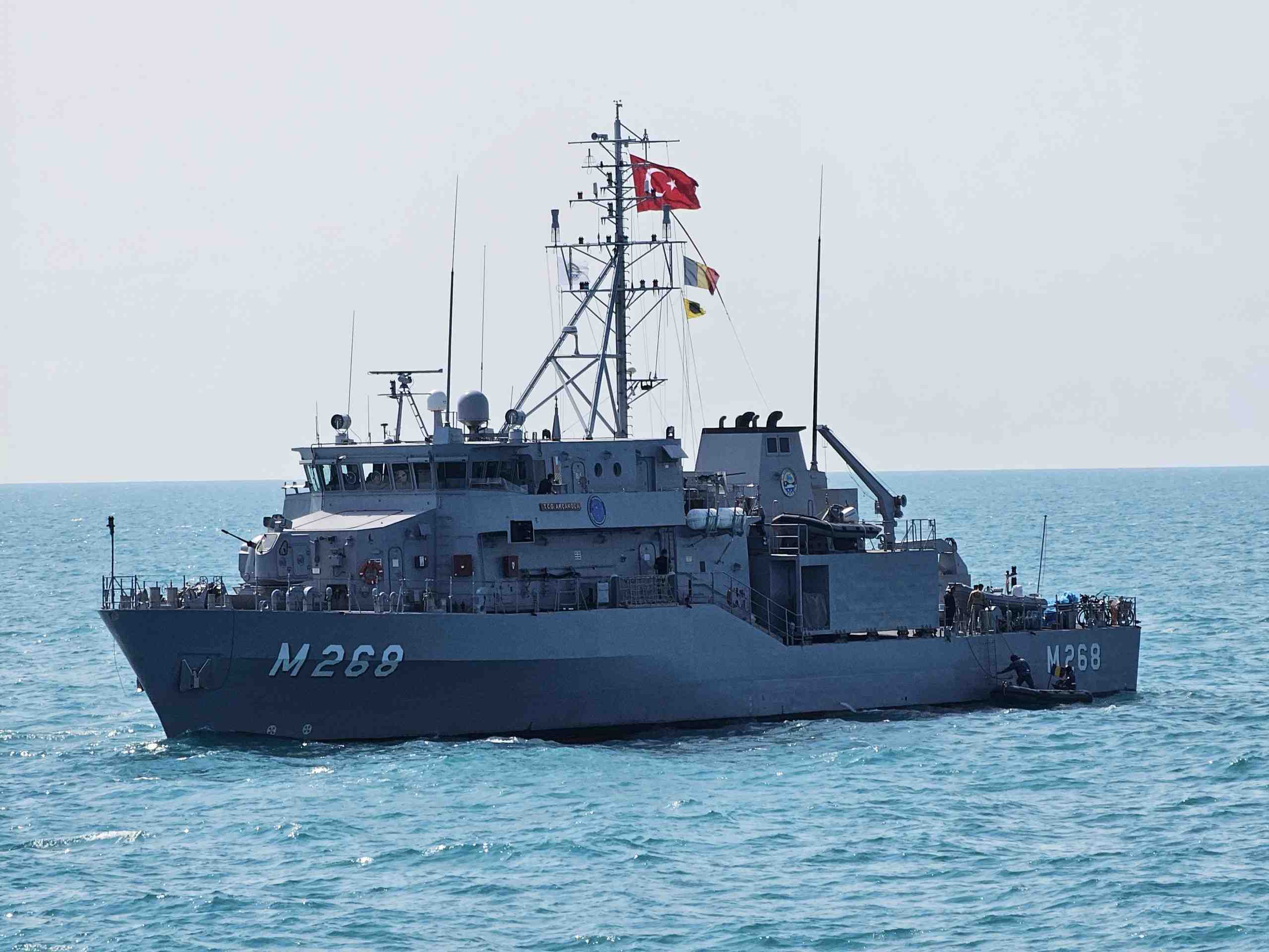 Karadeniz’de deniz güvenliğini tehdit eden mayınlara karşı kurulan Mayın Karşı Tedbirleri