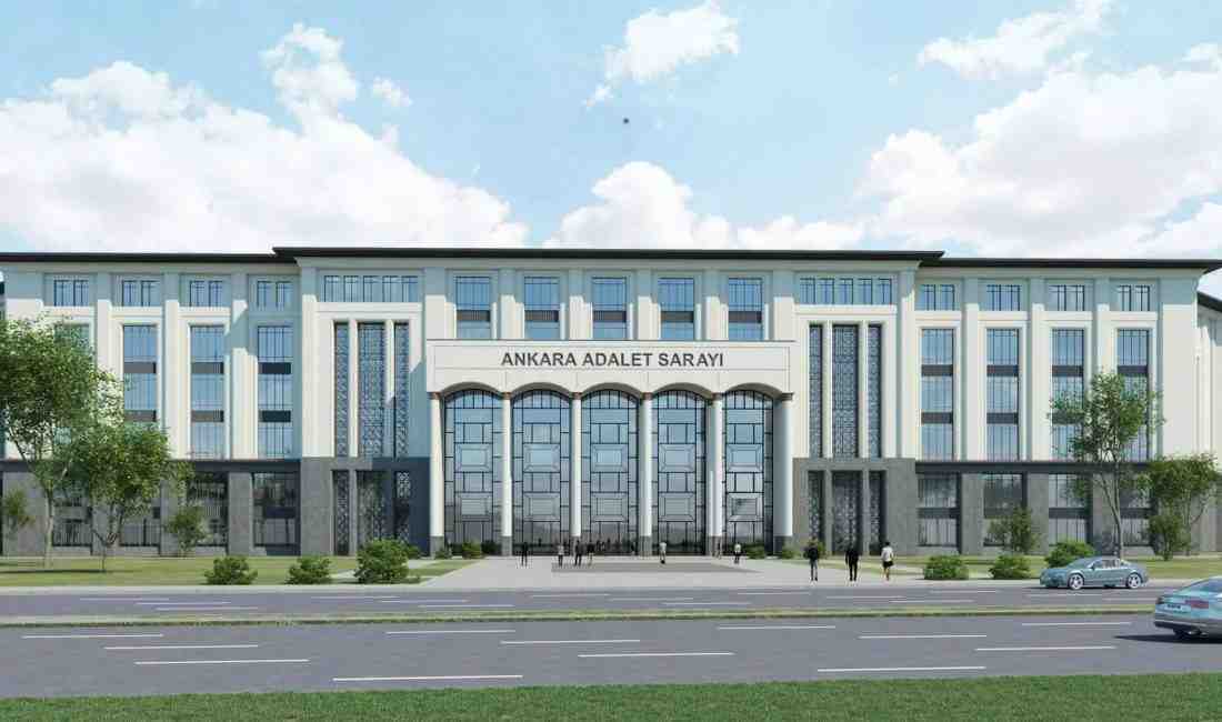 Adalet Bakanı Yılmaz Tunç, Ankara’nın Yenimahalle ilçesinde yapımı süren yeni