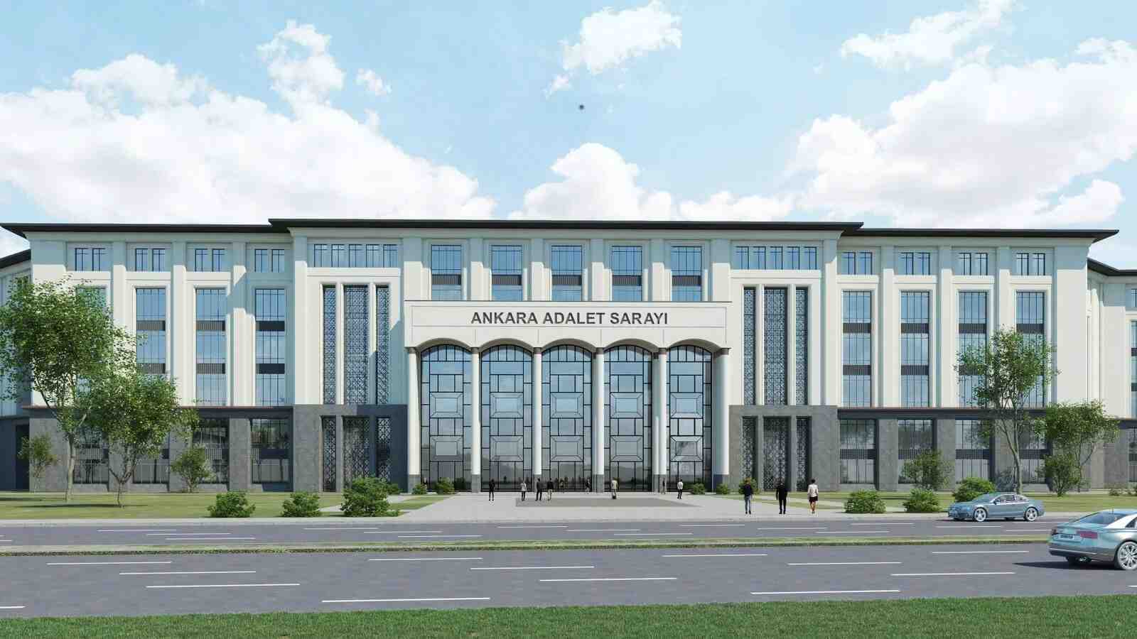 Adalet Bakanı Yılmaz Tunç, Ankara’nın Yenimahalle ilçesinde yapımı süren yeni