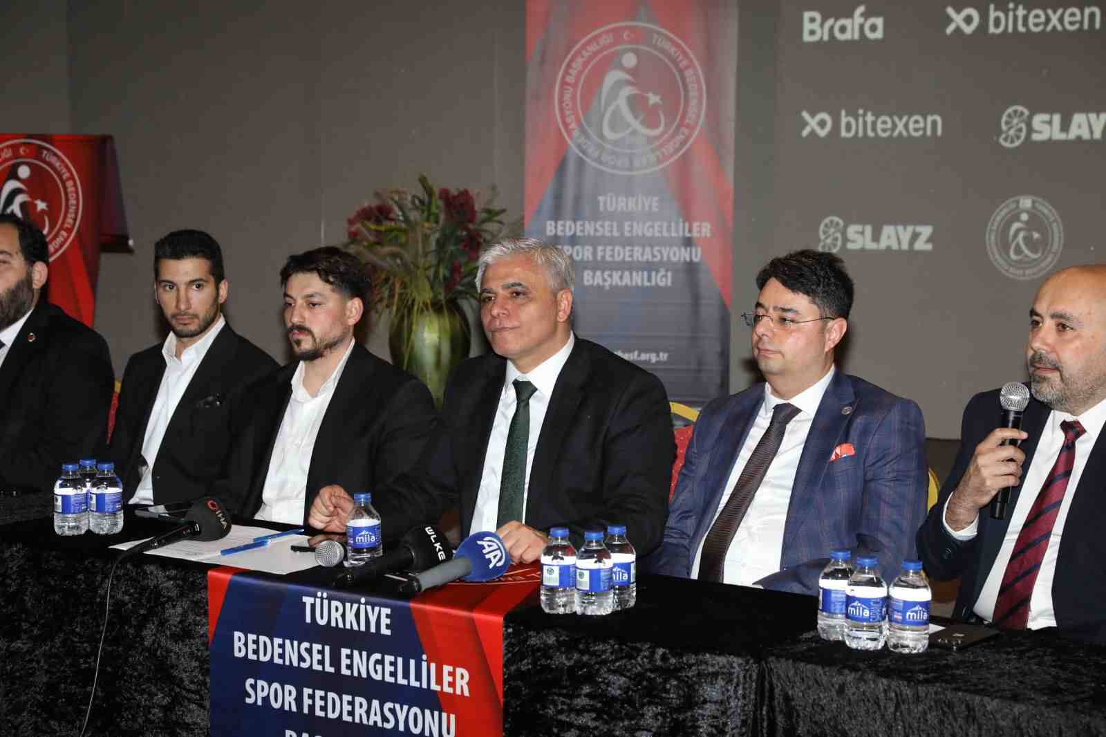 Bitexen, Slayz ve Brafa, Tekerlekli Sandalye Basketbol A Milli Takımı’nın