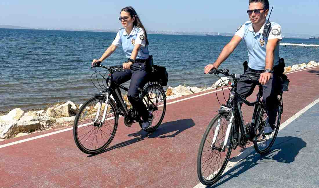 Yalova Emniyet Müdürlüğü Asayiş Şube Müdürlüğü’ne bağlı Bisikletli Polis Timleri,
