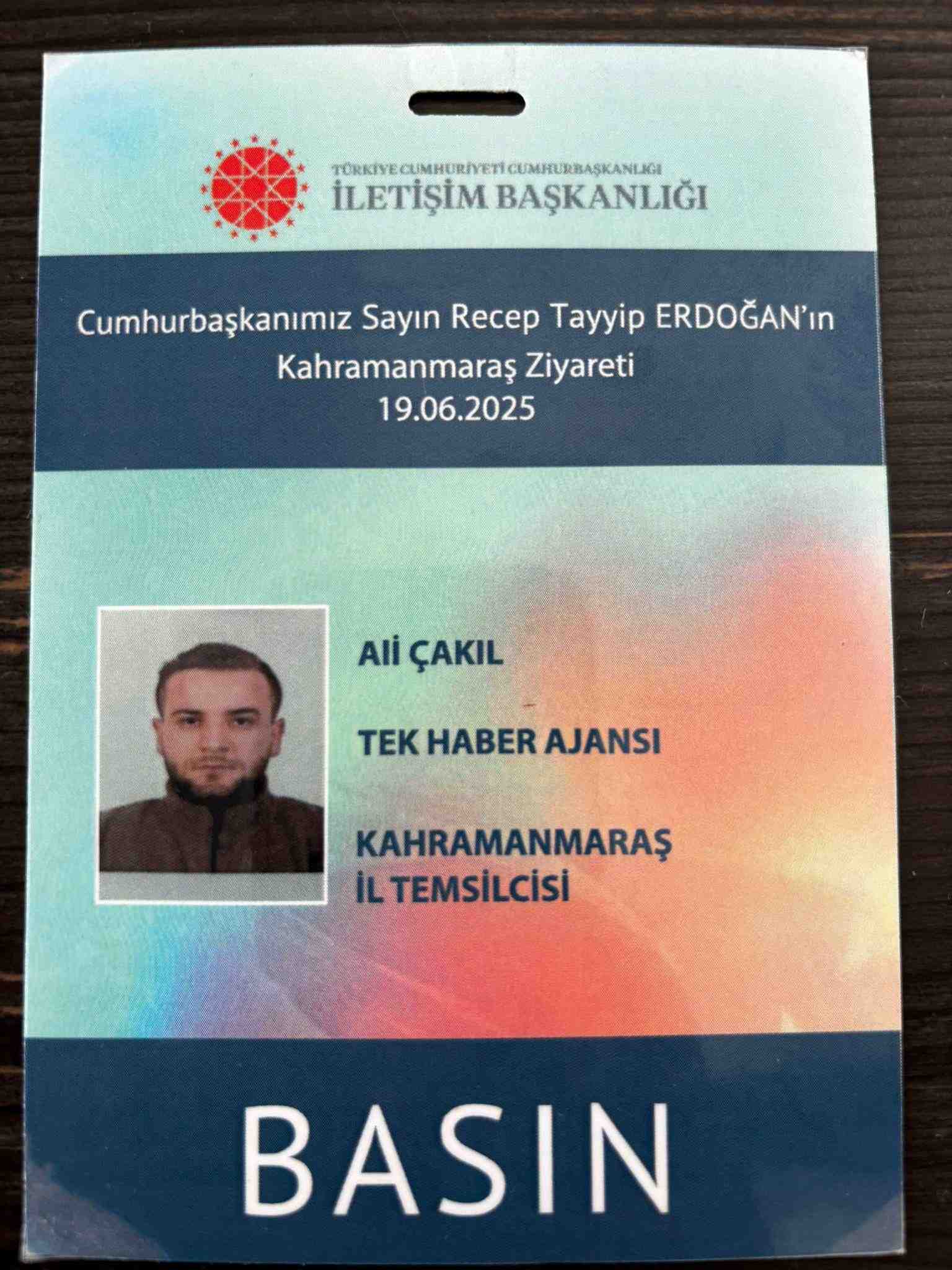 Tek Haber Ajansımızın Kahramanmaraş İl Temsilcisi, Sayın Cumhurbaşkanımızın Kahramanmaraş ziyaretine, İletişim Başkanlığı