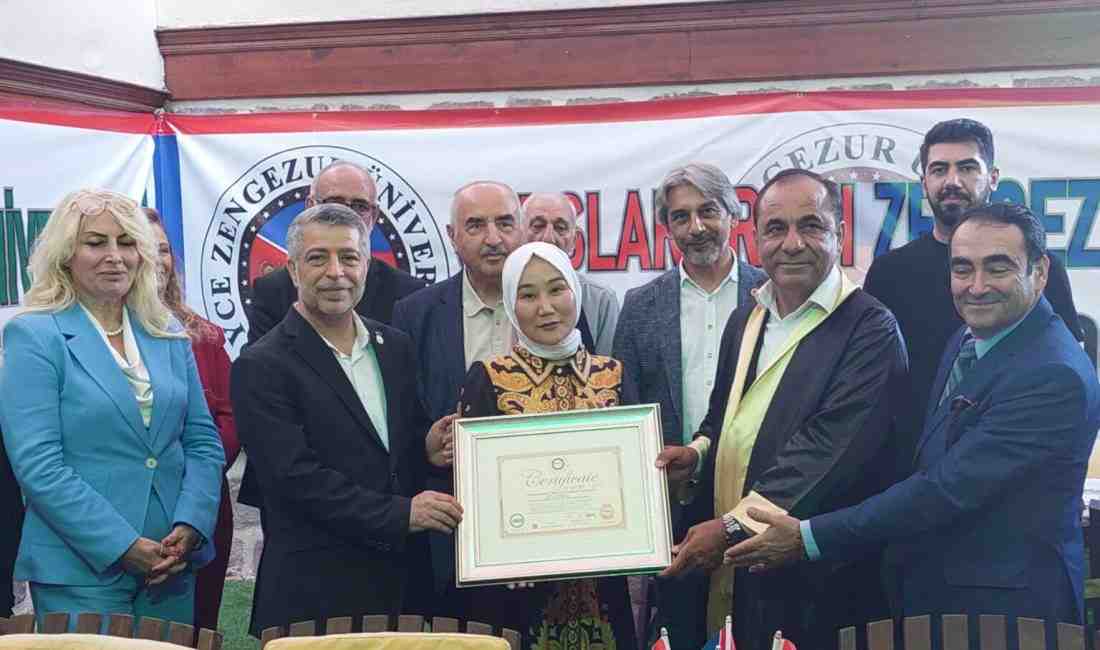 Uluslararası Göyçe Zengezur Üniversitesi, akademik başarılarına bir yenisini daha ekleyerek